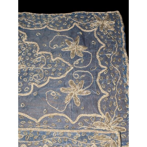 Hand Embroidered Vintage Turkish Coffee/Table Decor Mat/Placement Set - Picture 4 of 10